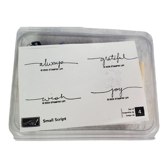 Stampin’ Up Lot Of 21 Various Rubber Stamp Sets Words Shapes Boho Background - Picture 11 of 12